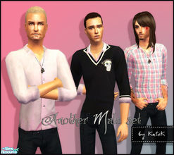 Sims 2 — Another Male Set by K@ — New set, that shows us that any guy could be more classic :) Enjoy!