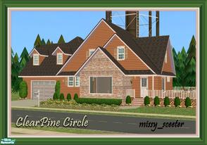Sims 2 — Clear Pine Circle by missy_sceeter — A great home for your Sims! Cute, roomy & very livable/playable, it has