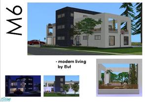 Sims 2 — M6 unfurnished by Elut — This is a light version of M6, not fully furnished but with kitchen and bath. Got 4