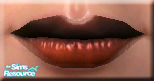 Sims 2 — Kat lips - Orange by katelys — 