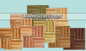 Sims 2 — Wood Selection Set by FrozenStarRo — A new set of parquet floors. Enjoy!