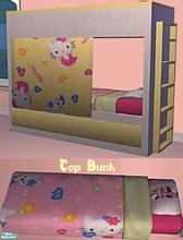 Sims 2 — Imagination Bedroom RC-Hello Kitty- Bed by mom_of2boyz — A recolor of PureElements\' Imagination Bedroom done as