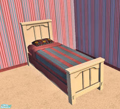 Sims 2 — Lisa Simpson Bedroom Set By Simpleton - Singlebed Recolour by Miss_Simpleton — Part of the Lisa Simpson Bedroom