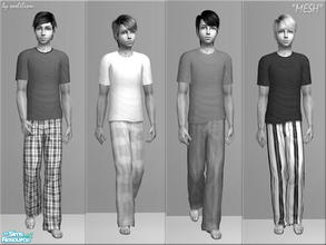 Sims 2 — MESH by sosliliom ~ Sleepwears for Teens by sosliliom — -