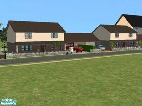 Sims 2 — 4 Easton Place Unfurnished. by luckyoyo — This Lot has 2 Apartments both with 3 Bedrooms with Closets, 1