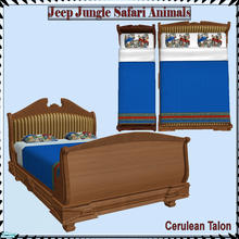 Sims 2 — Jeep Jungle Safari Animals - Bed by Cerulean Talon — If your young Sim wants to live in the jungle they will