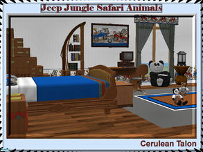 Sims 2 — Jeep Jungle Safari Animals by Cerulean Talon — If your young Sim wants to live in the jungle they will have a