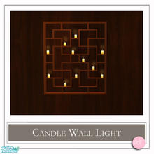 Sims 2 — Candle Wall Light Burnt by DOT — Candle Wall Light Burnt. 1 MESH Plus Recolors. Sims 2 by DOT of The Sims