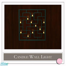 Sims 2 — Candle Wall Light Jade by DOT — Candle Wall Light Jade. 1 MESH Plus Recolors. Sims 2 by DOT of The Sims