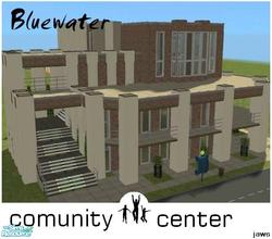Sims 2 — Bluewater Community Centre by Jaws3 — An amazing four-storey lot featuring: -bowling alley -art gallery -study