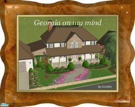 Sims 2 — Georgia on my mind \"FURNISHED\" by katalina — A beautiful traditional style Georgian home with