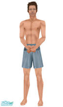Sims 1 — Boys To Men 8 by frisbud — Maxis boy\'s swimwear converted to adult males. For buyable use only so Hot Date is