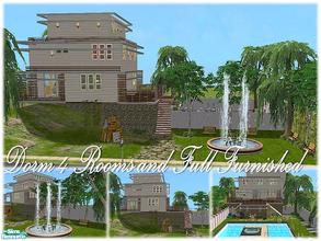 Sims 2 — Tgm-Lot-83 (Dorm 4 Rooms) by TugmeL — Dorm 4 rooms and Full furnished!! **Please \"Installation