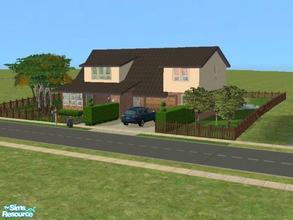 Sims 2 — 10 Easton Place. by luckyoyo — This Lot has 3 Bedrooms with Closets, 1 Bathroom, Kitchen/Diner, Lounge, Hall and