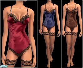 Sims 2 — JPayafundies26 by juttaponath — Velvet lace underwear for adults and young adults. No mesh or expansion pack