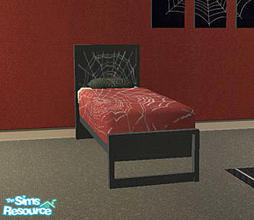 Sims 2 — Littlelamb\'s Spiderweb Set - Bed by TheNumbersWoman — Part of Littlamb\'s Spider Set