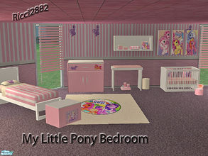 Sims 2 — My Little Pony Nursery by TheNumbersWoman — By request on another forum, I thought all of you might enjoy this