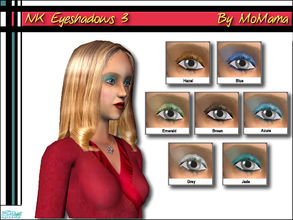Sims 2 — NK Eyeshadows 3 by MoMama — Another set of eyeshadows for your Sims to gussy up with.