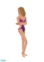 Sims 1 — Summer - Purple by linda_frieden — sexy swimsuit for fit ladies :)