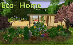 Sims 3 — Eco-Home by katelys — This house is perfect for couples who love nature. There's everything you need- a cosy