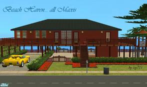 Sims 2 — Beach Haven - Maxis by tey711 — All \'Maxis\' content 2 bdr/1 bath traditional beach house. Perfect for fun in