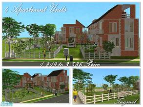 Sims 2 — Tgm-lot-75 (Apartment) by TugmeL — 4 Units and furnished waiting for you!.. Open to public use as a Children\'s