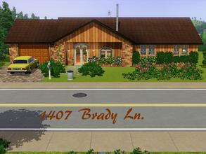 Sims 3 — 1407 Brady Ln by SimMonte — A revived 1970's style home.