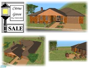 Sims 2 — 2894 Citrus Grove by simromi — Have a large family and need a larger home? This is the one for you. Plenty of
