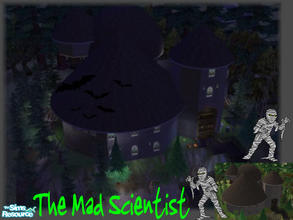 Sims 2 — Halloween Series Part 1 - The Mad Scientist by shellybell55 — A creepy old house, where The Mad, hides away,