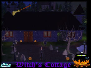 Sims 2 — Halloween Series Part 3 - Witch\'s Cottage by shellybell55 — A spooky little cottage, perfect for any witch.