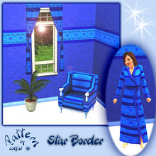 Sims 3 — StarBorder by solfal — Use it as a border together with the border in the middle wallpaper. Or use it anywhere!
