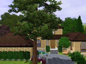 Sims 3 — 3 Brm 2 bath by qtkitty — Beautiful 3 bedroom home with gorgeous landscaped yard and pool with a deck. There is
