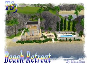 Sims 3 — Beach Retreat by katalina — A family size modern beach front property with all the amenities! A great get away