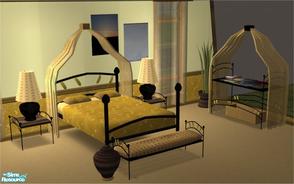 Sims 2 — Midlands TC 106 Summer Sunset Bedroom Set by midland_04 — Beautiful bedroom set that I fell in love with BEFORE