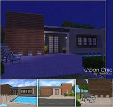 Sims 2 — Urban Chic by Newtlco — I can hear you saying, what kind of a house is this? A mix of classic and modern with
