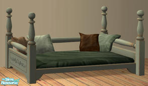 Sims 2 — Country Match Pet/Toddler bed RC 2 by Simaddict99 — made to match Maxis\'Country furniture. RC for pillows to