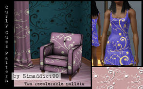 Sims 3 — Curly Cues by Simaddict99 — random curly swirls