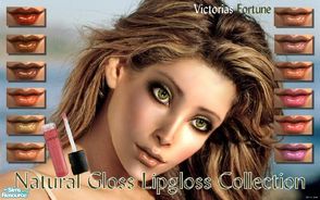Sims 2 — VF Natural Gloss Lipgloss Collection by fortunecookie1 — Here are 12 new lipglosses inspired by sephora\'s Bare