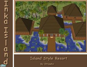 Sims 2 — Inka Island Resort by Strawbz — Escape to the Islands for the holiday of a lifetime. Book into one of the luxury
