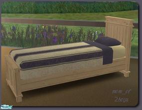 Sims 2 — TC-143 Mission Bay Bedroom RC- Single Bed by mom_of2boyz — A recolor of Mission Bay Bedroom by LivingDeadGirl.