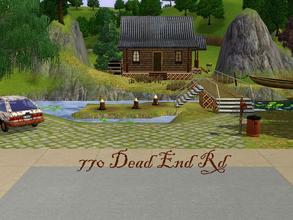 Sims 3 — 770 Dead End Rd by SimMonte — A run down rusty old shack between mountains on a dead end road. Everything about