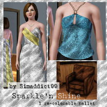 Sims 3 — Sparkle'n Shine by Simaddict99 — sparkly, shiney fabric