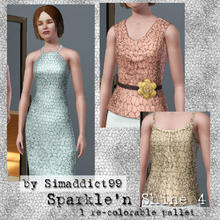 Sims 3 — Sparkle'n Shine 4 by Simaddict99 — small sparkly beaded look