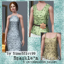 Sims 3 — Sparkle'n Shine 5 by Simaddict99 — small sparkly beaded look