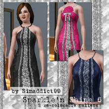 Sims 3 — Sparkle'n Shine 6 by Simaddict99 — silky fabric with sparkle accent