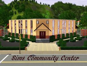 Sims 3 — Sims Community Center by SimMonte — Are your sims clueless as to what activities to do on a community lot? Why