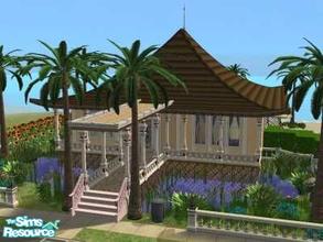 Sims 2 — Living on a beach by maxi king — This is a beach house for your sims to enjoy!No CC!