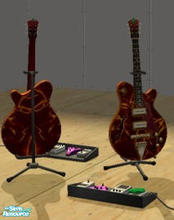 Sims 2 — Fireguitar by stestany — What better way to rock the house, than with a custom DragnDesign - special limited