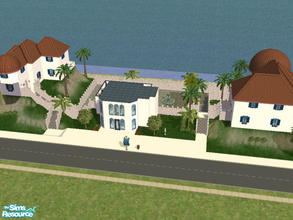 Sims 2 — The Mani Hotel by jdbd2911 — The theme for this hotel is Greece. So there are two traditional Greek houses in
