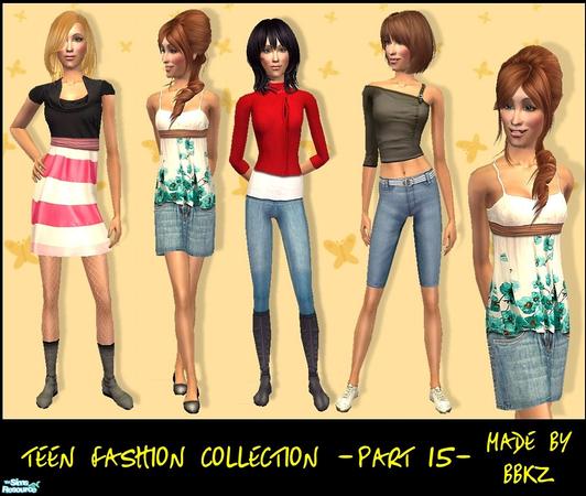 Sims 2 — Teen Fashion Collection - part 15 - by BBKZ — No mesh needed. No EP required. Enjoy! :-)